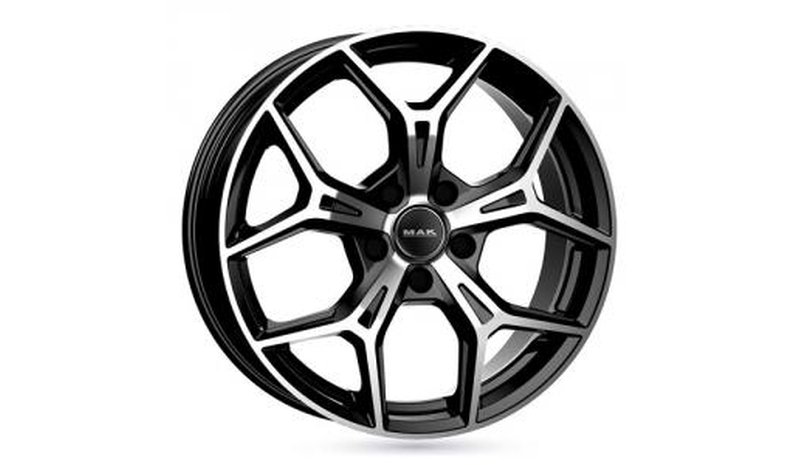 MAK Epica Black Machined Face 7x18 4/108 ET35 B65 – kuva 1/1