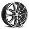 RONAL R71 Orbit Grey Matt Front Cut 9.5x21 5/130 ET52 B71.6 – kuva 1