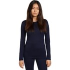 Icebreaker Women Merino 200 Oasis LS Crewe Midnight Navy - L