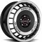 RONAL R50 AERO Black front cut 8x18 5/112 ET45 B76 – kuva 1