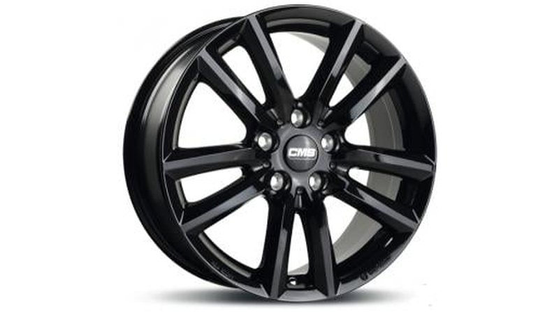 CMS C27 Complete Black Gloss 7.5x18 5/112 ET49 B66.5 – kuva 1/1