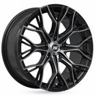 Racer Matrix Bright Black Machined Face 6.5x15 5/100 ET35 B57.1