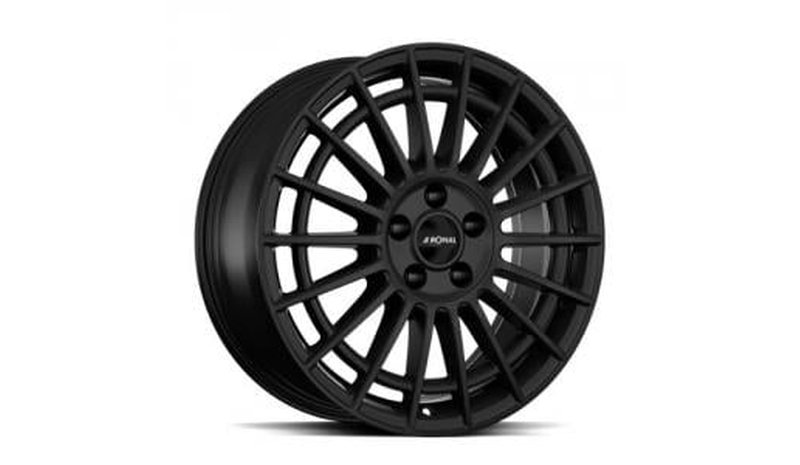 RONAL R73 Jet Black Mat 7.5x18 5/100 ET50 B68 – kuva 1/1
