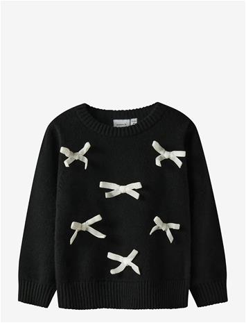 NAME IT Nmfronja Ls Knit - BLACK - 116