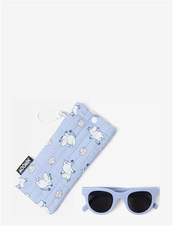 LINDEX Sunglasses Set W Case Moomin - LIGHT BLUE - One Size
