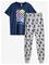 LINDEX Fall Guys Pyjama Set - DK DUSTY BLUE - 146/152 – kuva 2