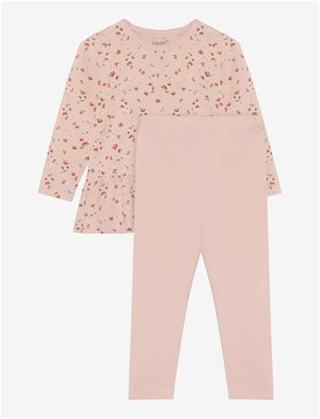 CELAVI Pyjamas W. Aop - SEPIA ROSE - 80