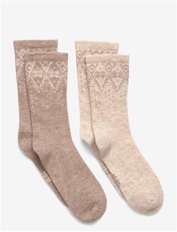 MINYMO Winter Wool Socks 2-Pack - SHEER BLISS - 27\30