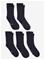 MINYMO Wool Socks 5-Pack Solid - DARK NAVY - 15\18 – kuva 2