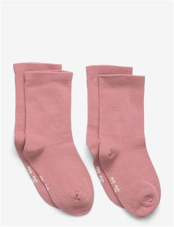 MINYMO Perfect Basic Socks (2-Pack) - ASH ROSE - 23\26