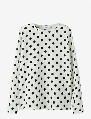 NAME IT Nkfsallie Ls Top - CLOUD DANCER - 116