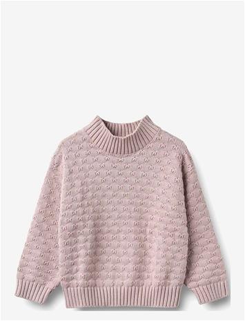 WHEAT Chunky Knit Pullover Abby - SOFT LILAC - 104 – kuva 2/2
