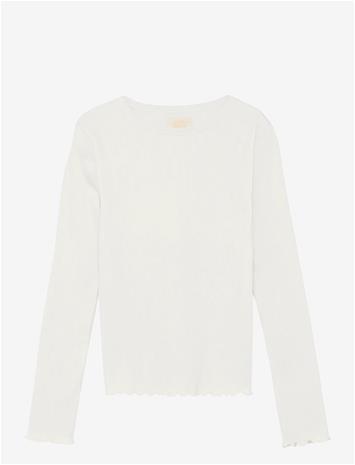 CREAMIE T-Shirt Ls Modal - CLOUD - 110