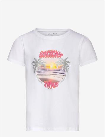 MINYMO T-Shirt Ss - BRIGHT WHITE - 128
