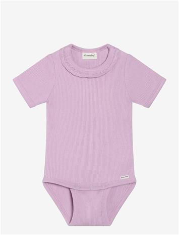 MINYMO Body Ss Rib - VIOLET DUSK - 86