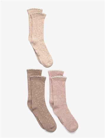 MINYMO Wool Socks 3-Pack - BURNISHED LILAC - 15\18