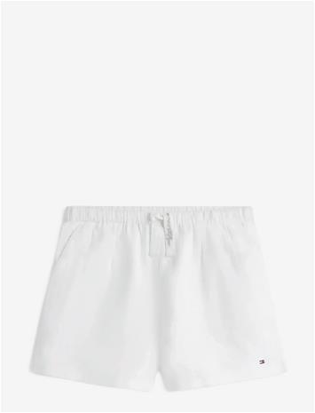 TOMMY HILFIGER Pull On Linen Short - WHITE - 122