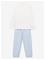MANGO Striped Long Pyjamas - LT-PASTEL BLUE - 2-3 – kuva 2