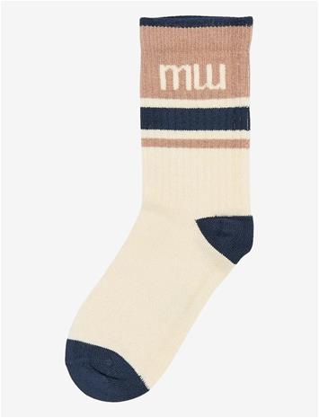 MINIPOP Mpopmoris Bamboo Sock - CLOUD DANCER - 19/22Y