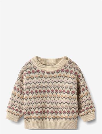 WHEAT Jacquard Pullover Harlow - OFFWHITE - 92
