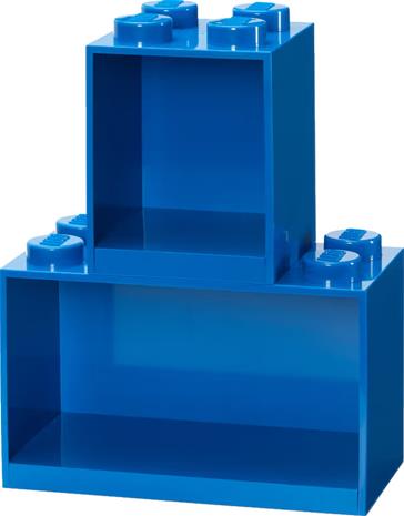 LEGO BRICK SHELF SET - BLUE