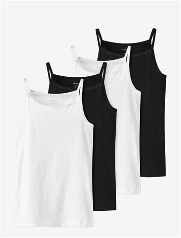 NAME IT Nkfstrap Top 4P Solid Noos - BLACK - 110 – kuva 2/2