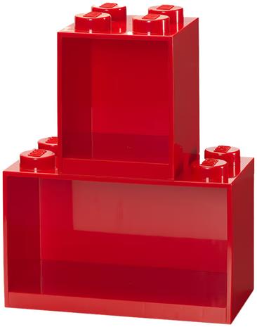 LEGO BRICK SHELF SET - RED – kuva 5/5