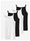 NAME IT Nkfstrap Top 4P Solid Noos - BLACK - 86 – kuva 2