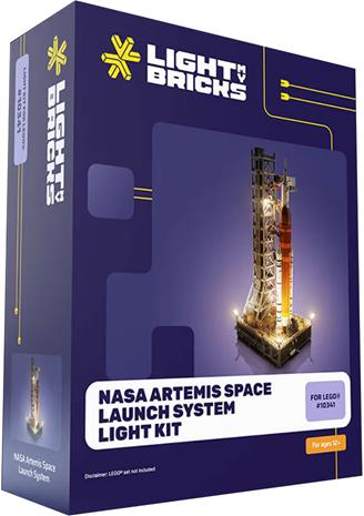 Light My Bricksâ„¢ NASA Artemis Space Launch System valosarja