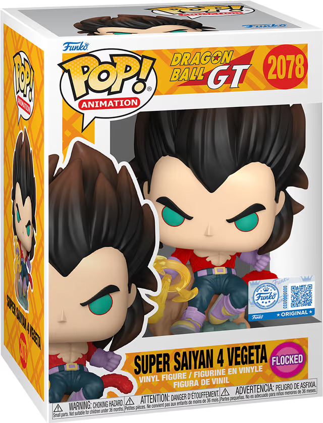 Funko POP! Dragon Ball GT Super Saiyan 4 Vegeta figuuri (Chase-mahdollisuus)