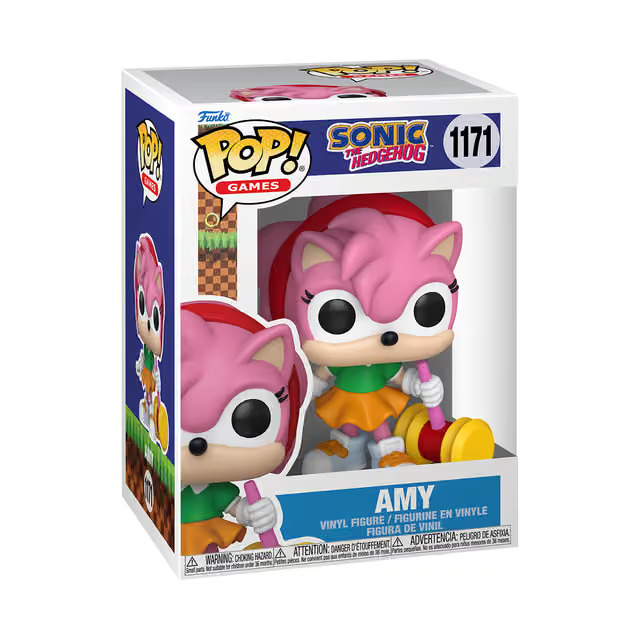 Funko POP! Sonic the Hedgehog Amy Rose figuuri (Chase-mahdollisuus)