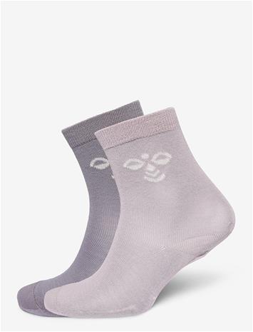 HUMMEL Hmljr Wool 2-Pack Socks - GRAY RIDGE/CLOUD GRAY - 28/31