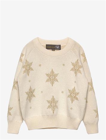 HANEVILD Snowflake Blouse, Gold - IVORY - 110