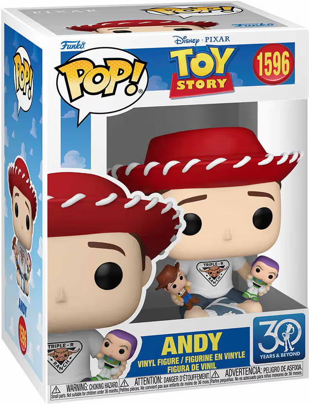 Funko POP! Disney Toy Story Andy figuuri