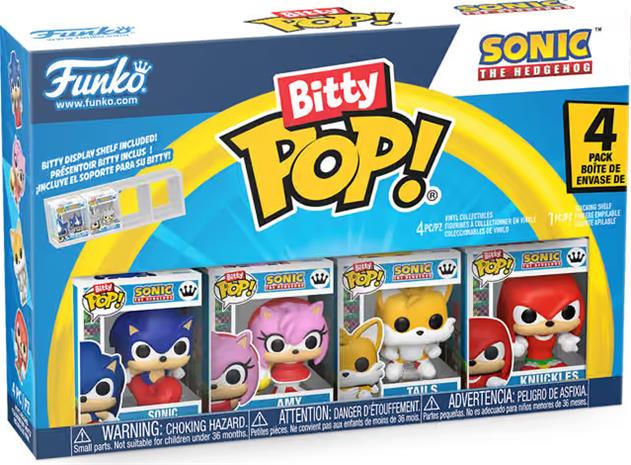 Funko Bitty Pop!: Sonic - Sonic. 4-pack (2.5cm) FIGU