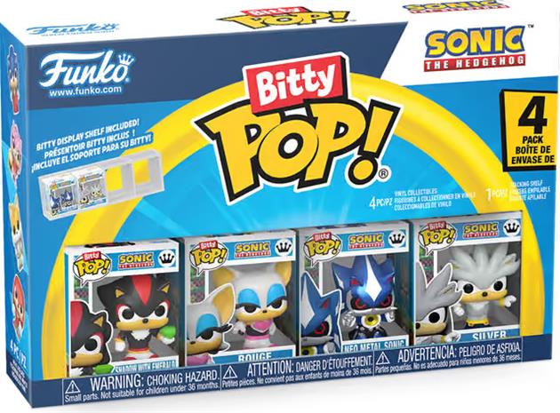 Funko Bitty Pop!: Sonic - Shadow (4-pack) FIGU – kuva 2/2