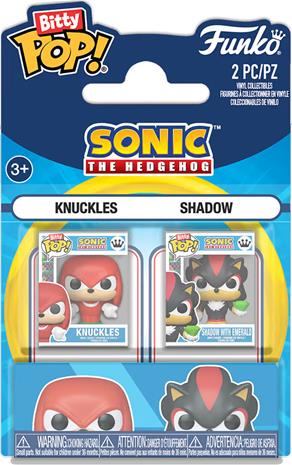 Funko Bitty Pop!: Sonic The Hedgehog - Knuckles & Shadow (2cm) FIGU