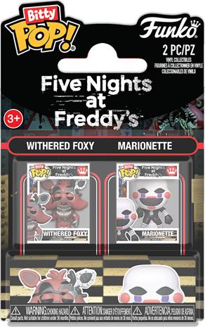 Funko Bitty Pop!: Five Nights At Freddys -Withered Foxy & Marion FIGU