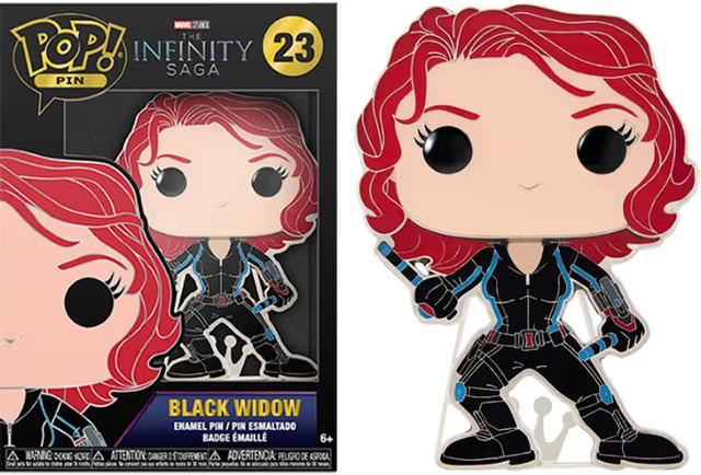 Funko Pin Badge Marvel Infinity Saga Black Widow pinssi – kuva 3/3