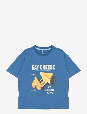 THE NEW Tnswayne Os S_S Tee - TRUE BLUE - 98/104