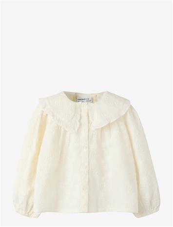 NAME IT -Nmffrederikke Ls Shirt - CLOUD DANCER - 110