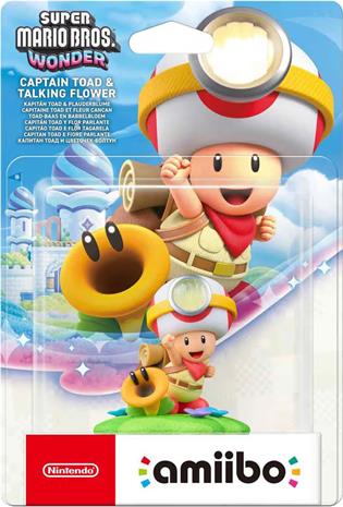 Captain Toad & Talking Flower (Super Mario Bros Wonder) (Amiibo)