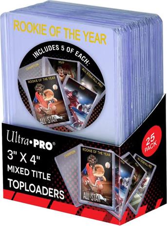 Ultra Pro Regular Toploader, Mixed Title (25pcs)