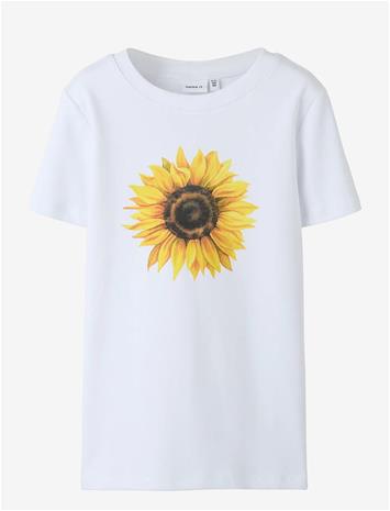 NAME IT Nkffreyaa Ss Top - CLOUD DANCER - 122-128
