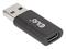 Club 3D 3.2 Gen1 USB-A - USB-C -sovitin, musta – kuva 4
