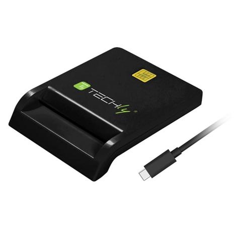 Techly Compact Smart Card Reader/Writer USB-C™ White – kuva 3/3