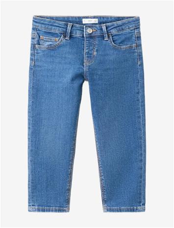 MANGO Slim-Fit Jeans - OPEN BLUE - 80