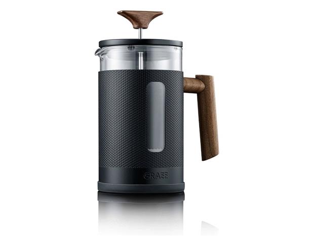 Graef - Pressopannu MFP22 800 ml Musta/Puu