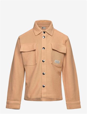 DAILY 7 Shirtjacket Structure - LIGHT CHESTNUT - 110