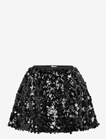 MANGO Sequin Skirt - BLACK - One Size